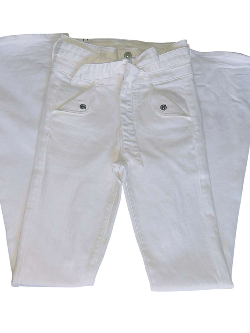 Veronica Beard White Giselle Flare Jeans High Rise Size 26 NWT - Picture 7 of 14